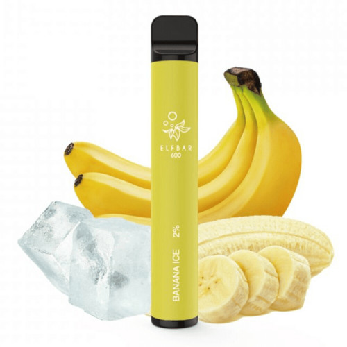 Elfbar 600 Sigaretta Elettronica Usa e Getta Banana Ice 20mg/ml